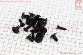 Кріплення пластику Suzuki Lets - Кліпси 10шт (чорний) Taiwan