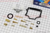 Ремонтный комплект карбюратора, 16 деталей+поплавок 2T (D1E41QMB) (Цепь) TB-50/60 ТАТА