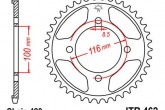 Звезда задняя JT JTR462.51 JT SPROCKETS