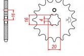 Зірка передня JT JTF546.13 JT SPROCKETS