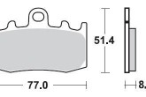 Гальмівні колодки BRAKING BR 892CM55