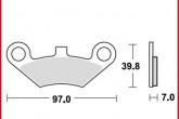 Гальмівні колодки LUCAS MCB863SI TRW / LUCAS