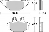 Гальмівні колодки BRAKING BR 923SM1