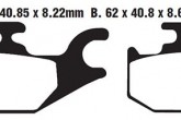 Гальмівні колодки скутерные EBC SFA413