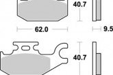 Гальмівні колодки BRAKING BR 862SM1