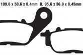 Гальмівні колодки скутерные EBC SFA464