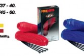 Пыльник вилки 34/37мм + 4стяжки PROGRIP PG PA250037GORO = 2500 / RED