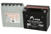 Аккумулятор сухозаряженный AGM 14Ah 175A (L150*W87*H145mm) KAGE KGX14-BS MOTOBATT