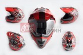 Шолом кросовий LS2 MX433 (з визором, size:XL, червоний)