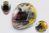 Шлем-интеграл KOJI 550 (premium class) (size:XL, желто-оранжевый)