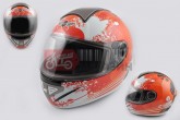Шлем-интеграл KOJI 550 (premium class) (size:XL, бело-красный)