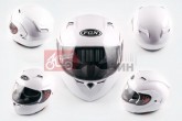 Шлем трансформер FGN 688 (size:XL, белый, солнцезащитные очки)