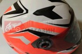 Шлем-интеграл LS2 358 (size:XL, черно-бело-красный, RED SMOKE)