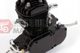 Двигун в зборі Веломотор (80cc, голий) (чорний) EVO
