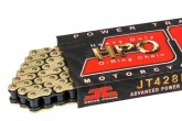 Приводная цепь JT SPROCKETS 428 HPO Gold & Black JT JTC428HPOGB136SL