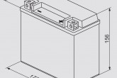 Аккумулятор сухозаряженный AGM 18Ah 250А (L175*W87*H155mm) BOSCH 0092M60230