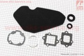 Фільтр-елемент повітряний (поролон) Suzuki LETS + прокладки + сальники, 7 деталей, 