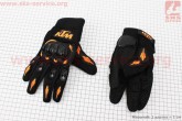 Мотоциклетні рукавички L-чорно/помаранчеві КТМ