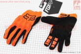 Мотоциклетні рукавички L-чорно/помаранчеві FOX