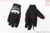 Мотоциклетні рукавички XL-чорно/сірий (сенсорний палець) AXIO