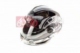 Шлем-интеграл   (mod:B-500) (size:M, черно-белый)   BEON