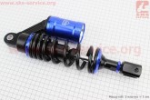 Амортизатор задний GY6/Yamaha - 285мм*d60мм (втулка 10мм / вилка 8мм) газовый регулируемый, черный JWBP