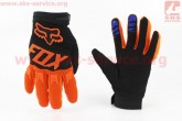 Перчатки мотоциклетные L-черно/оранжевые, тип 2 FOX