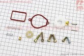 Ремонтный комплект карбюратора К60В, 14 деталей + поплавок мопед Карпаты