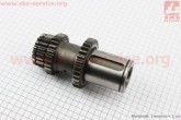 Шестерня 3 и 4 передачи ведомая Z=20/26/31 Foton 244, ДТЗ 244, Jinma 244/264