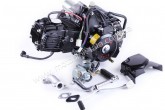 Двигатель Дельта/Альфа/Актив (110CC) - механика (с эл.стартером и карбюратором) BLACK - TATA LUX TATA