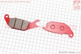 Тормозные колодки (дисковые) Viper - V200-F2/V250-F2; HONDA- CBR125R/CBR 150 R/ XL125 V1; SATRIA F150; SUPRA X125; BELAKA к-кт 2шт красные YONGLI