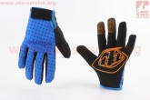 Перчатки XL сине-черные, с силиконовыми вставками, НЕ оригинал Troy Lee Designs