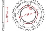 Звезда задняя легкосплавная JT JTR898.38ZBK JT SPROCKETS