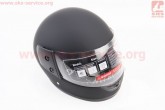 Шлем закрытый 825-2 S- ЧЕРНЫЙ матовый (возможны дефекты покраски) F-2