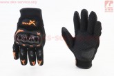Перчатки мотоциклетные М-Чёрно-Оранжевые NEXX