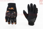 Перчатки мотоциклетные L-Чёрно-Оранжевые NEXX