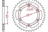 Звезда задняя JT SPROCKETS JTR897.40SC