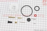 Ремонтный комплект карбюратора, 11 деталей+поплавок 168F/170F