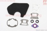 Фильтр-элемент воздушный (поролон) Honda TACT AF24/30/31 + прокладки + сальники, 8 деталей, 