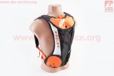 Мото рюкзак с питьевой системой 20х45х8см, Чёрно-Оранжевый, тип 2 KTM