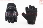 Перчатки мотоциклетные без пальцев XL-Чёрные, тип 2 RS SPURTT