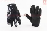 Перчатки мотоциклетные M-Чёрно-Серые (сенсорный палец) RS SPURTT