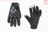 Перчатки мотоциклетные L-Чёрные (сенсорный палец) тип 1 RS SPURTT