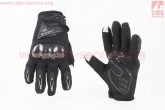 Перчатки мотоциклетные L-Чёрные (сенсорный палец) тип 2 RS SPURTT