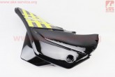 Пластик - боковой передний левый, ЧЕРНЫЙ с желтым рисунком GEON X-Road Light 200-250