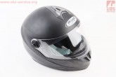 Шлем закрытый HF-122 S- ЧЕРНЫЙ матовый УЦЕНКА (царапина на стекле) FXW