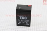 Аккумулятор SL6-4,5 - 6V4,5Ah (L70*W47*H101mm) для ИБП, игрушек и др., TCS