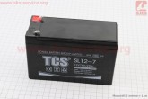 Аккумулятор SL12-7 - 12V7Ah (L151*W65*H94mm) для ИБП, игрушек и др., TCS